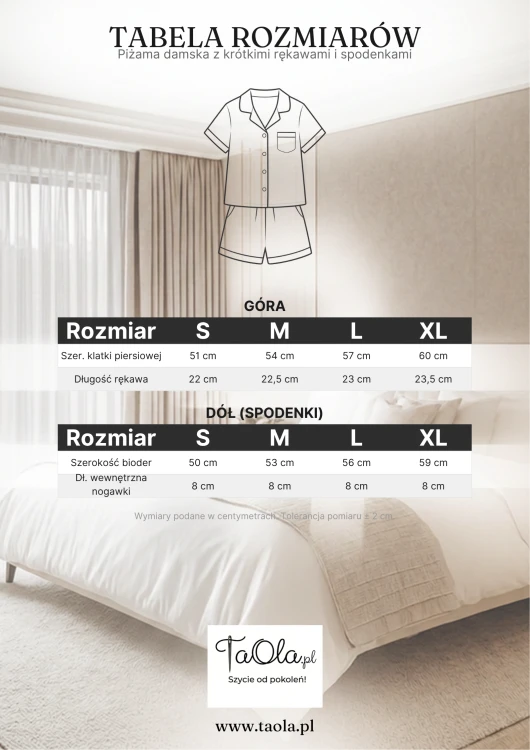 Tabela rozmiarów białej piżamy damskiej(2).png